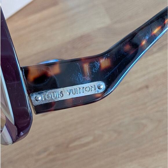 Louis Vuitton Anemone Square Acetate Logo Sunglasses Z0516W Purple Womens main image 7
